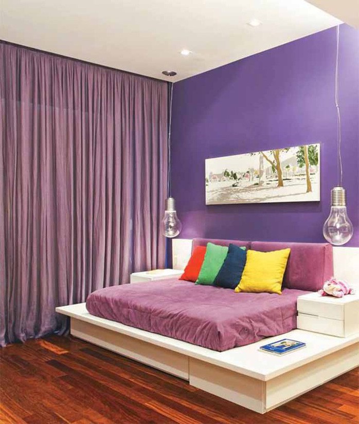 Trái tim lạc nhịp trước căn phòng ngủ mang sắc tím mộng mơ - Ảnh 6. Trái tim lạc nhịp trước căn phòng ngủ mang sắc tím mộng mơ - Ảnh 6.