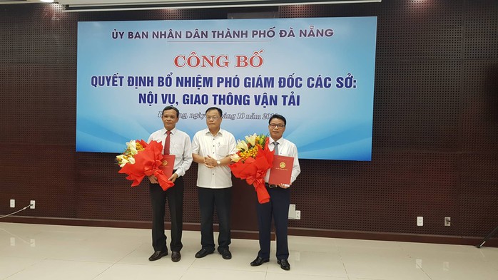 Đà Nẵng bổ nhiệm 2 phó giám đốc sở - Ảnh 1.
