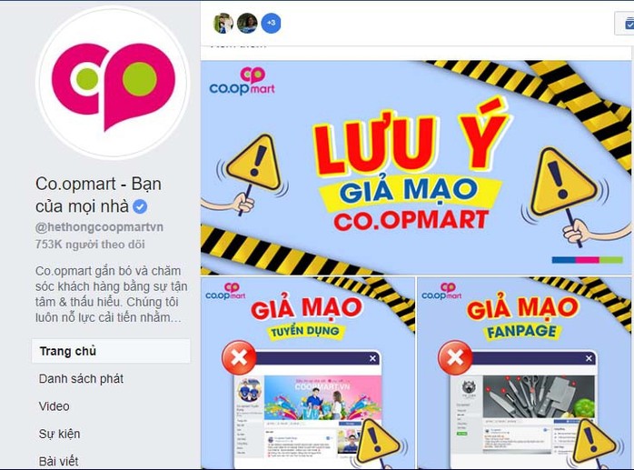 Coi chừng sập bẫy lừa mua hàng qua Facebook Co.opmart giả mạo - Ảnh 1.