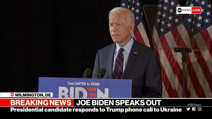 Ông Biden tố ông Trump là tổng thống tham nhũng nhất lịch sử hiện đại - Ảnh 1.