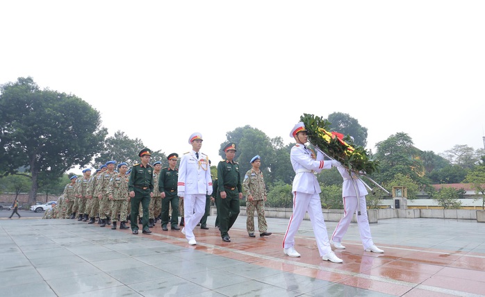 Bệnh viện dã chiến báo công dâng Bác trước khi lên đường tham gia gìn giữ hòa bình LHQ - Ảnh 1.