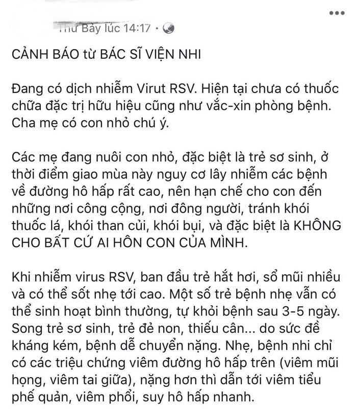 Bác sĩ nhi nói về thông tin virus cực nguy hiểm lây qua những nụ hôn - Ảnh 1.