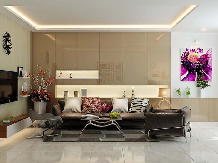 Mẫu phòng khách đẹp cho căn hộ chung cư - Ảnh 2. Mẫu phòng khách đẹp cho căn hộ chung cư - Ảnh 2.