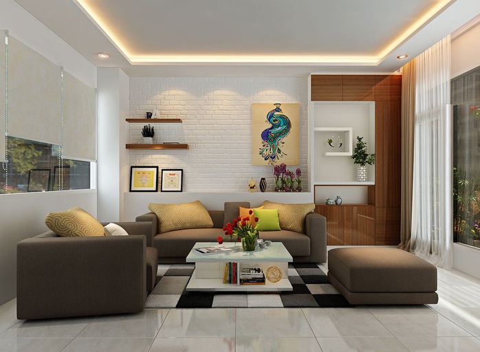 Mẫu phòng khách đẹp cho căn hộ chung cư - Ảnh 5. Mẫu phòng khách đẹp cho căn hộ chung cư - Ảnh 5.