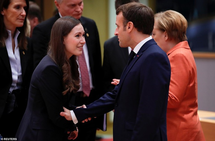 Ông Macron tươi cười cùng nữ thủ tướng trẻ nhất thế giới - Ảnh 5.