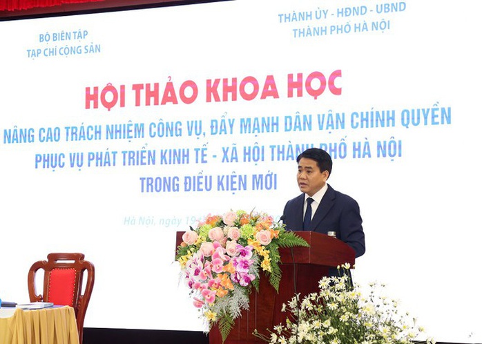 Chủ tịch Nguyễn Đức Chung: Hà Nội đã đúc rút cho mình nhiều bài học đắt giá - Ảnh 1.