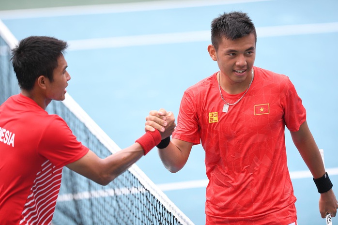 Lý Hoàng Nam, Daniel Nguyễn vào bán kết quần vợt SEA Games 30 - Ảnh 2.