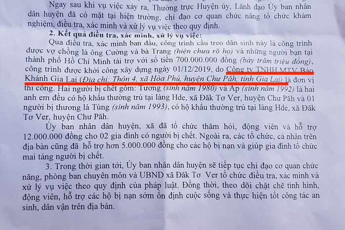 Bí ẩn đơn vị thi công cây cầu bị sập hố móng khiến 2 người chết, 1 bị thương - Ảnh 2.