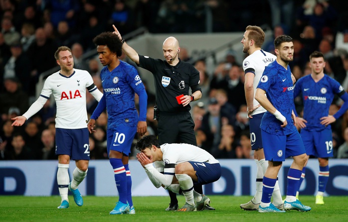 Son Heung-min bị đuổi, Tottenham gục ngã trận derby sân nhà trước Chelsea - Ảnh 1.