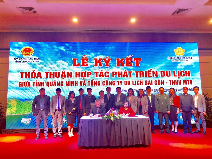 Saigontourist Group ký kết hợp tác thúc đẩy phát triển du lịch Quảng Ninh - Ảnh 1.