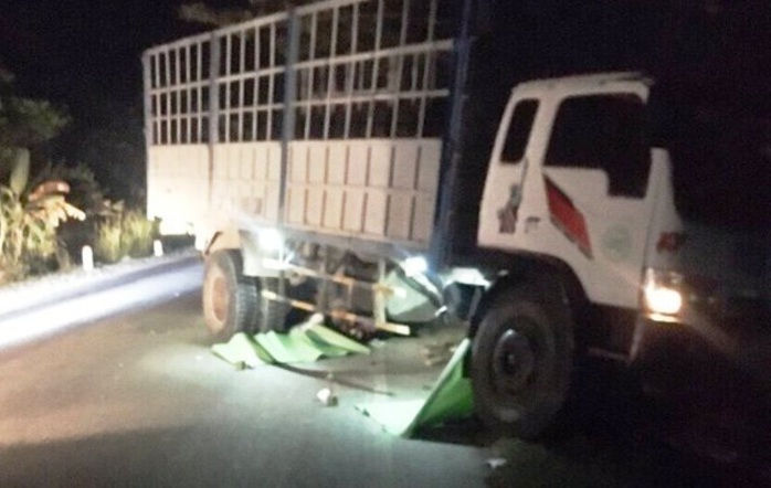 Xe tải tông chết 3 thiếu niên đi xe máy trên đường Hồ Chí Minh - Ảnh 1.