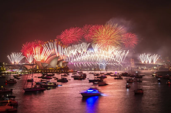 Úc vẫn rực rỡ pháo hoa mừng năm mới 2020 - Ảnh 19.