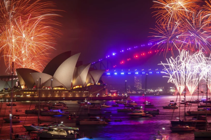 Úc vẫn rực rỡ pháo hoa mừng năm mới 2020 - Ảnh 12.