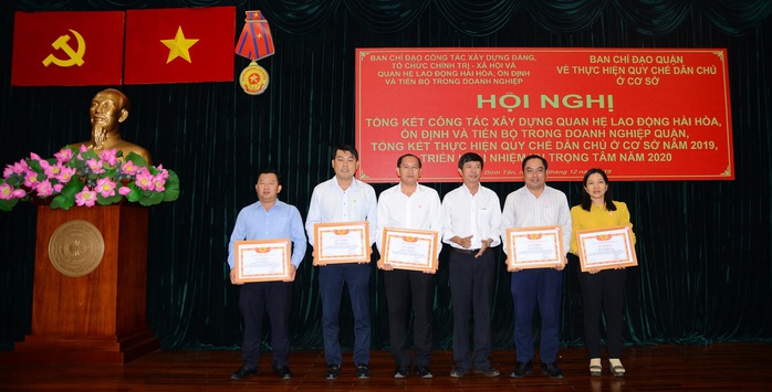 Quận Bình Tân, TP HCM: 95% doanh nghiệp có thỏa ước lao động tập thể - Ảnh 1.