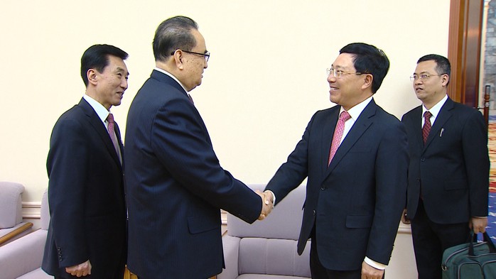 Phó Thủ tướng Phạm Bình Minh hội đàm với Bộ trưởng Ngoại giao Triều Tiên - Ảnh 3.
