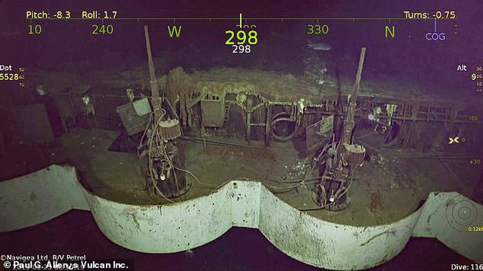 Tìm thấy tàu sân bay Mỹ lừng danh chìm cách đây 77 năm - Ảnh 3.
