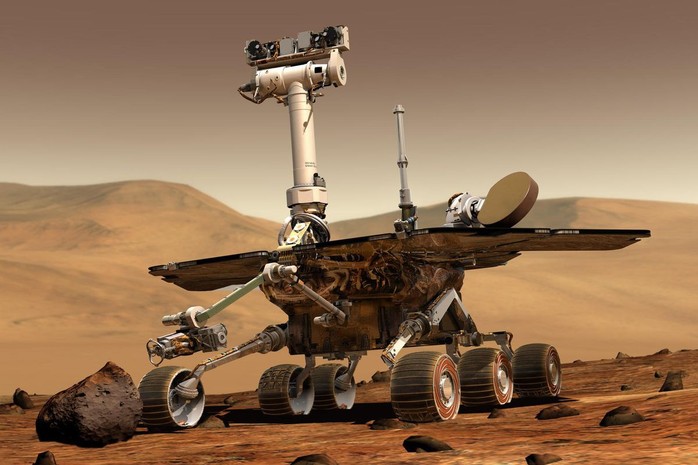 Tàu thăm dò của NASA chết” trên sao Hỏa vì bão cát kinh hoàng - Ảnh 1.