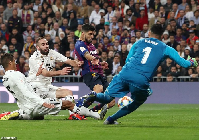 Luis Suarez lập cú đúp, Real Madrid thua tan tác ở Cúp Nhà vua - Ảnh 6.