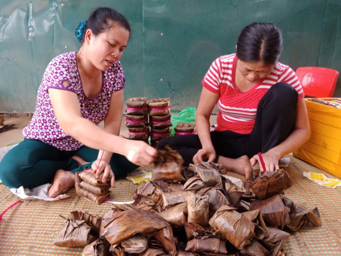 Thơm ngon đặc sản bánh gai tiến vua ở xứ Thanh - Ảnh 4.