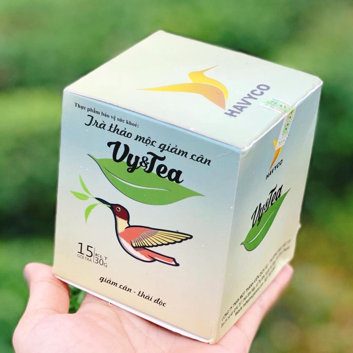 Trà thảo mộc Vy&Tea bị phát hiện có chất cấm khi xuất khẩu sang Hàn Quốc - Ảnh 1.