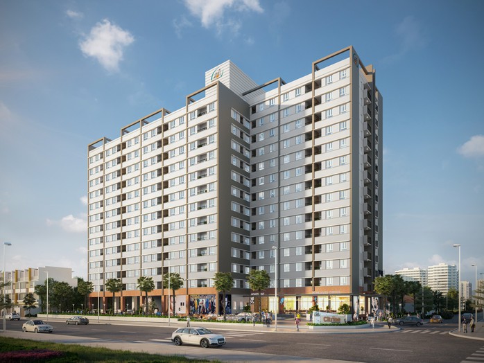 Dự án Citrine Apartment cất nóc vượt tiến độ - Ảnh 1. Dự án Citrine Apartment cất nóc vượt tiến độ - Ảnh 1.