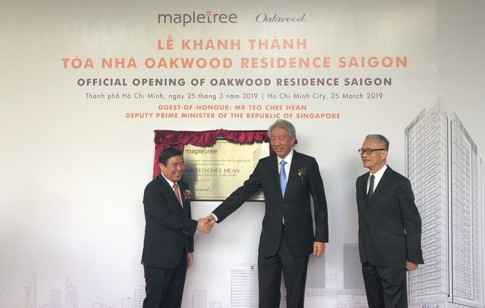Chủ tịch UBND TP HCM và Phó Thủ tướng Singapore khánh thành tòa nhà 30 tầng - Ảnh 2.