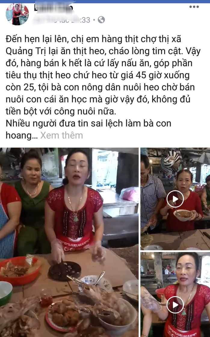 Tiểu thương tổ chức nấu ăn, quay video kêu gọi đừng quay lưng với thịt heo sạch - Ảnh 2.