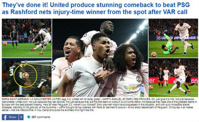 Báo chí Anh ngợi ca Man United sau kỳ tích hạ gục PSG - Ảnh 4.