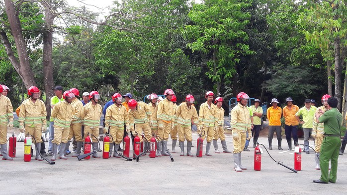 Tập huấn PCCC cho lực lượng tại chỗ của VWS - Ảnh 1. Tập huấn PCCC cho lực lượng tại chỗ của VWS - Ảnh 1.