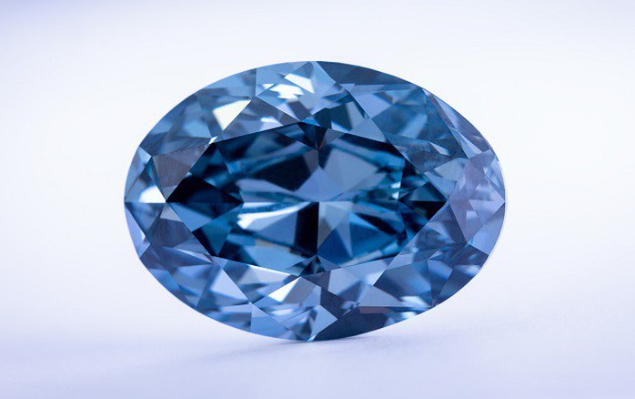 Ra mắt viên kim cương xanh hiếm có - Ảnh 1.