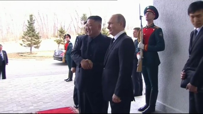 Hai nhà lãnh đạo Nga, Triều Tiên hội đàm - Ảnh 3.