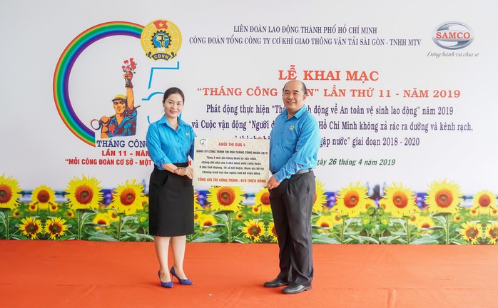 Công đoàn SAMCO tưng bừng khai mạc Tháng Công nhân - Ảnh 2.