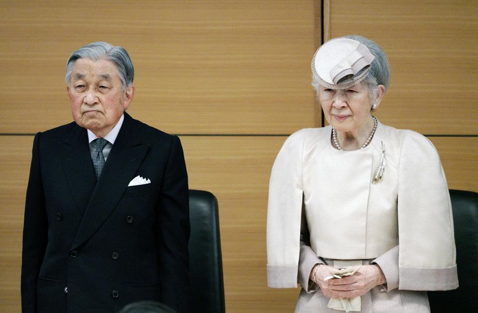 Hôm nay, 300 khách mời tham dự lễ thoái vị của Nhật hoàng Akihito - Ảnh 1.