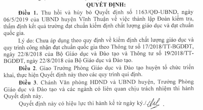 Đang bị kỷ luật, trưởng phòng giáo dục vẫn lừa dối cấp trên - Ảnh 1.