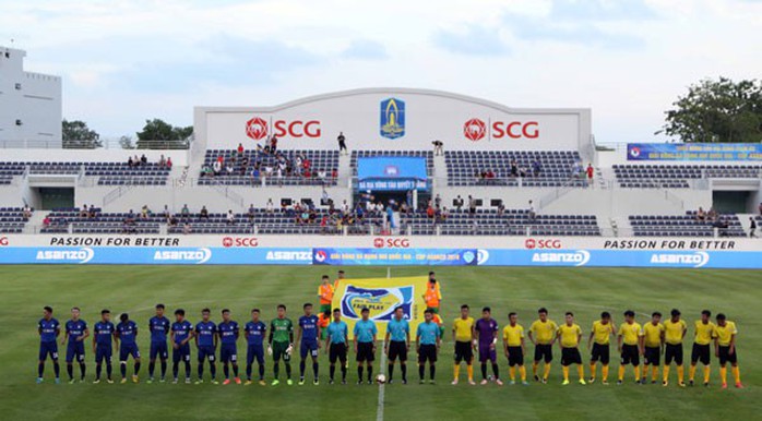 Sân bóng siêu đẹp được chọn để khai mạc giải hạng nhì Quốc gia - Ảnh 1.