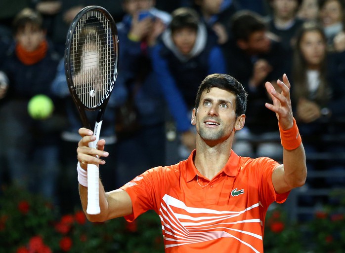 Nadal, Djokovic xuất sắc vào bán kết, Federer bỏ cuộc ở Rome Open 2019 - Ảnh 4.