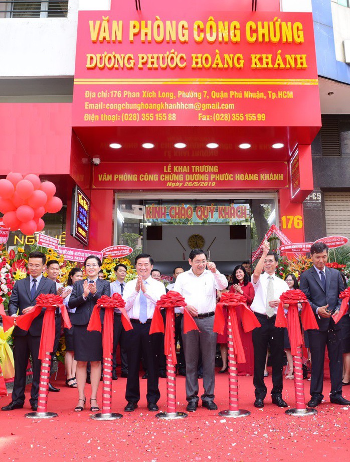 Khai trương Văn phòng công chứng Dương Phước Hoàng Khánh - Ảnh 1. Khai trương Văn phòng công chứng Dương Phước Hoàng Khánh - Ảnh 1.