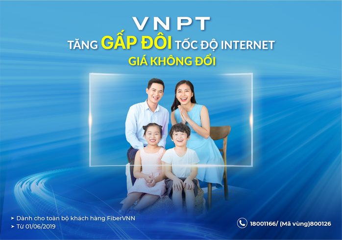VNPT tăng gấp đôi tốc độ truy cập internet, giá không đổi - Ảnh 3.