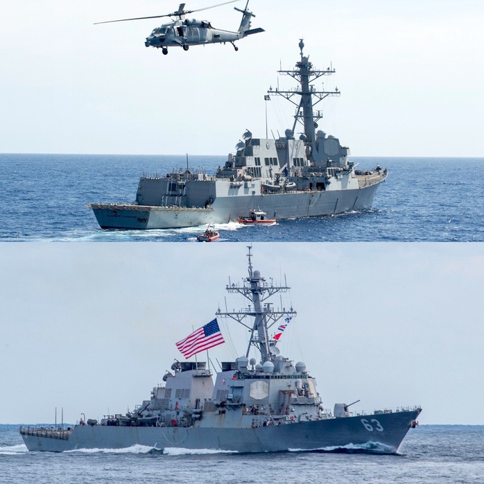 Tàu chiến Mỹ qua eo biển Đài Loan nhiều hơn dưới thời ông Obama? - Ảnh 1.