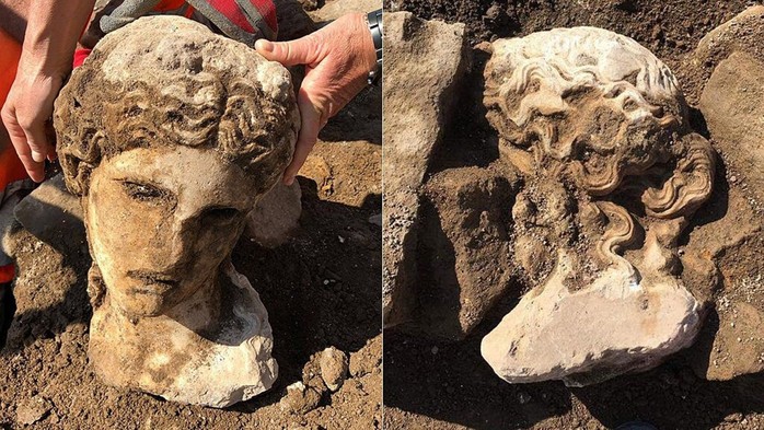 Bí ẩn chiếc đầu cẩm thạch 2.000 tuổi bị nhốt trong bức tường - Ảnh 2.