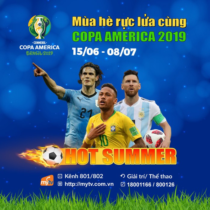 Truyền hình MyTV chính thức sở hữu bản quyền giải Copa America 2019 - Ảnh 3.