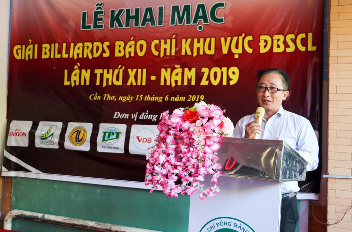 Khai mạc Giải Bida Báo chí ĐBSCL mở rộng lần thứ 12- 2019 - Ảnh 2.