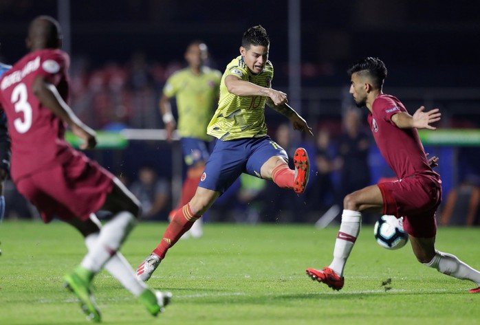 Chật vật hạ Qatar, Colombia đoạt vé tứ kết Copa America - Ảnh 6.