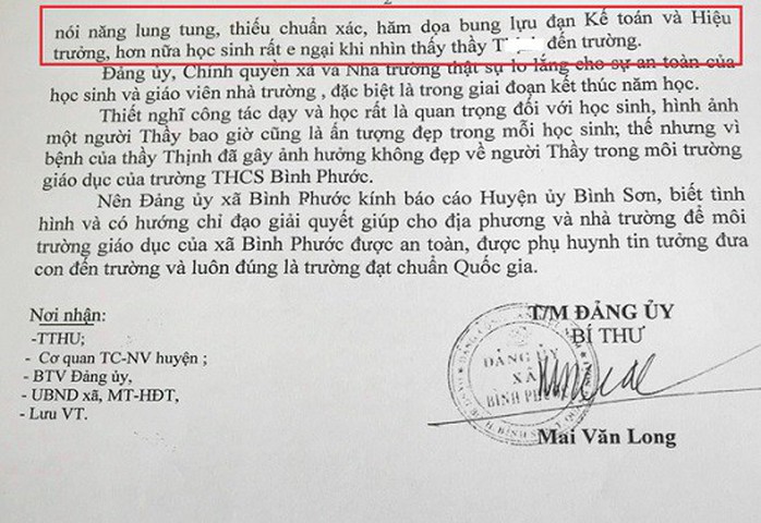 Thầy giáo dọa dùng lựu đạn xử hiệu trưởng - Ảnh 2.