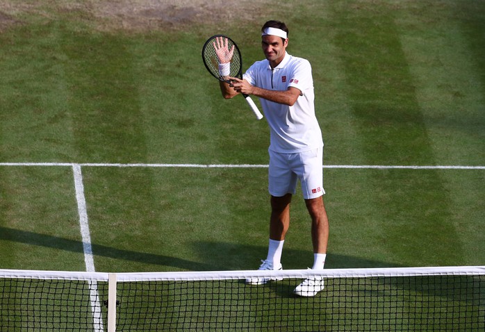 Cán cột mốc 100 trận thắng Wimbledon, Federer chạm trán Nadal ở bán kết - Ảnh 2.