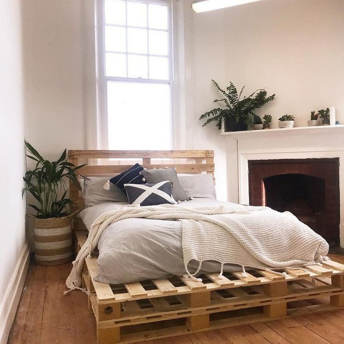 Các kiểu giường pallet có giá hợp lý cho phòng ngủ của bạn - Ảnh 7. Các kiểu giường pallet có giá hợp lý cho phòng ngủ của bạn - Ảnh 7.