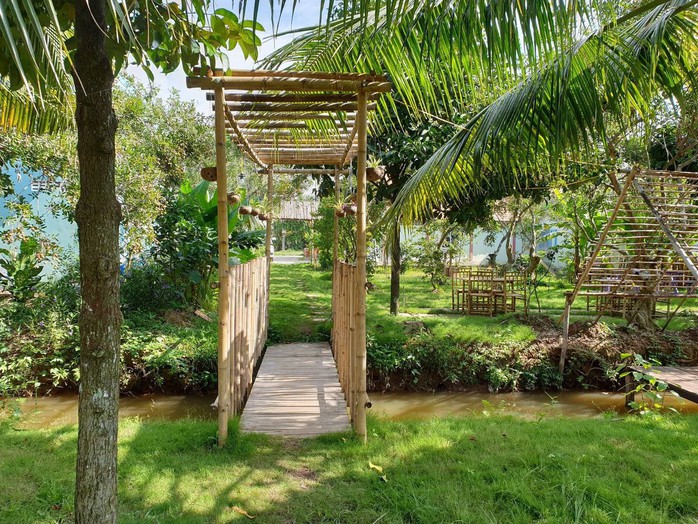 Homestay kiểu nhà tranh giữa vườn trái cây ở Tiền Giang - Ảnh 4. Homestay kiểu nhà tranh giữa vườn trái cây ở Tiền Giang - Ảnh 4.