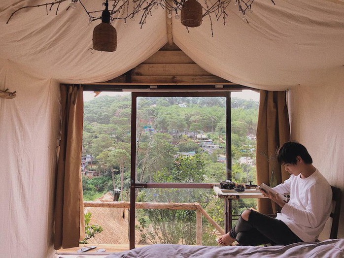 Những homestay như tổ chim giữa rừng Đà Lạt - Ảnh 6. Những homestay như tổ chim giữa rừng Đà Lạt - Ảnh 6.