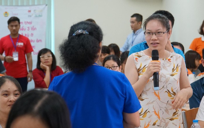 Chung tay chăm sóc sức khỏe sinh sản cho người lao động - Ảnh 2. Chung tay chăm sóc sức khỏe sinh sản cho người lao động - Ảnh 2.