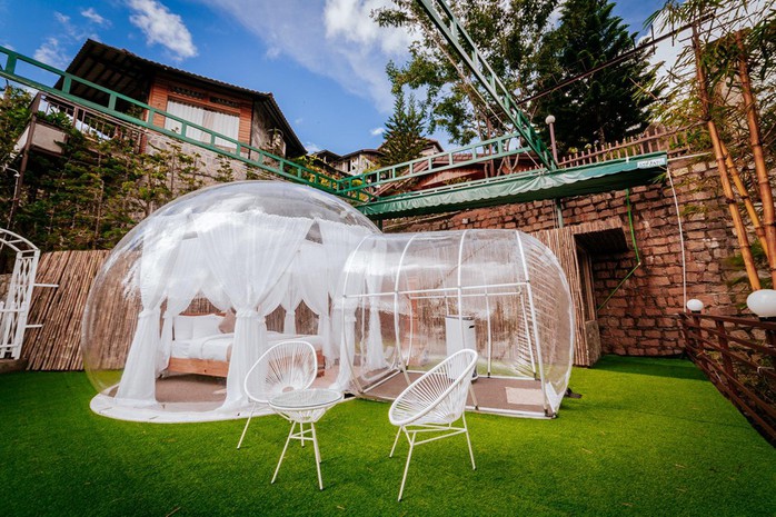 Khách sạn bong bóng trong suốt đẹp tựa Bali vừa xuất hiện ở Đà Lạt - Ảnh 5.